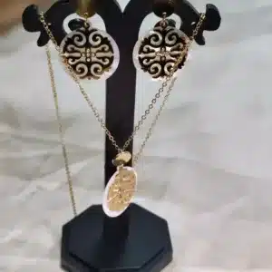 Korean Anti-tarnish Pendent Set