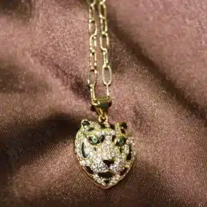 Tiger Pendent Studded Look Anti-tarnish Unique Style