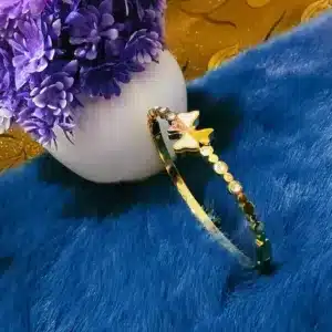 Bow Style Studded Look Anti-tarnish Bracelet